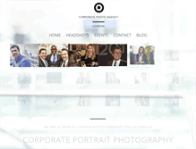 Tablet Screenshot of corporatephotographerslondon.com